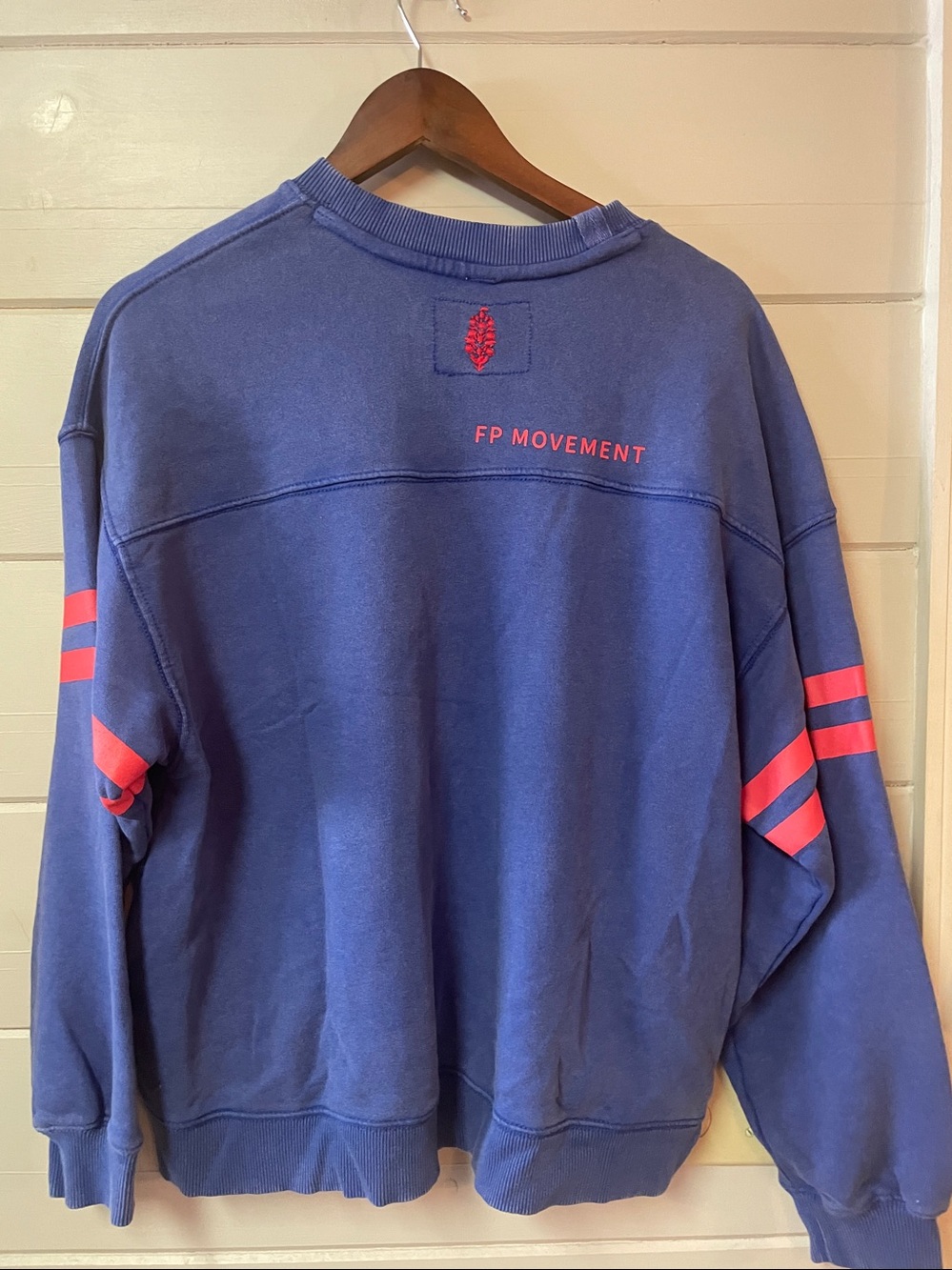 Free People Movement All Star Buti Logo Pullover Blue Size XS. - Picture 5 of 10